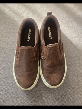 Old Navy Boys' Brown Slip-On Casual Shoes